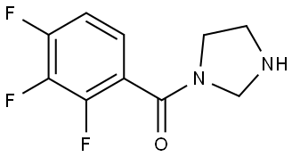 1-Imidazolidinyl(2,3,4-trifluorophenyl)methanone Structure