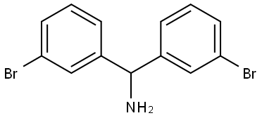 Bis(3-bromophenyl)methanamine Structure