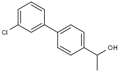 3'-Chloro-α-methyl[1,1'-biphenyl]-4-methanol Structure