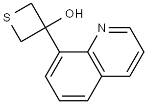 3-(8-Quinolinyl)-3-thietanol Structure