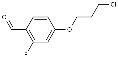 4-(3-Chloropropoxy)-2-fluorobenzaldehyde Structure