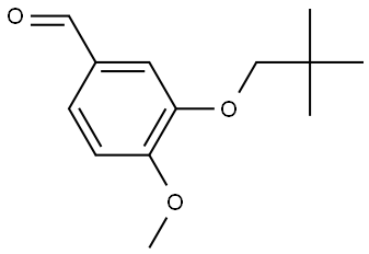 3-(2,2-Dimethylpropoxy)-4-methoxybenzaldehyde Structure