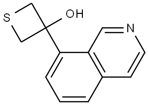 3-(8-Isoquinolinyl)-3-thietanol Structure