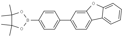 Dibenzofuran, 3-[4-(4,4,5,5-tetramethyl-1,3,2-dioxaborolan-2-yl)phenyl]- Structure