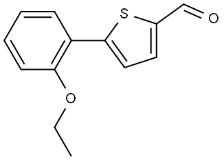 5-(2-Ethoxyphenyl)-2-thiophenecarboxaldehyde Structure