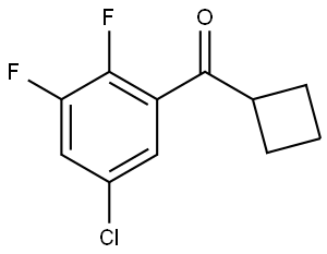 (5-Chloro-2,3-difluorophenyl)cyclobutylmethanone Structure