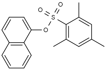 1-Naphthalenyl 2,4,6-trimethylbenzenesulfonate Structure