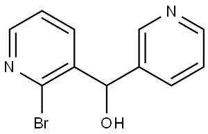 2-Bromo-α-3-pyridinyl-3-pyridinemethanol Structure