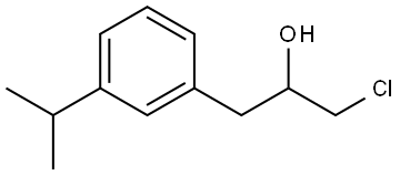 α-(Chloromethyl)-3-(1-methylethyl)benzeneethanol Structure