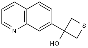 3-(7-Quinolinyl)-3-thietanol Structure