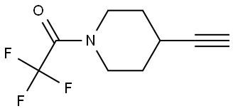 1-(4-ethynylpiperidin-1-yl)-2,2,2-trifluoroethan-1-one Structure