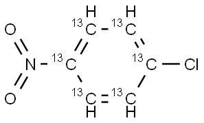 [U-Ring-13C6]-1-Chloro-4-nitrobenzene Structure