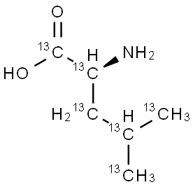 L-Leucine-13C6 Structure