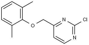 2-chloro-4-[(2,6-dimethylphenoxy)methyl]pyrimidine Structure