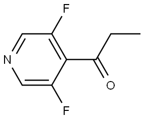 1-(3,5-Difluoro-4-pyridinyl)-1-propanone Structure