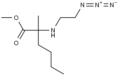 methyl 2-((2-azidoethyl)amino)-2-methylhexanoate 구조식 이미지