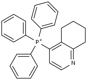 triphenyl(5,6,7,8-tetrahydroquinolin-4-yl)phosphonium Structure