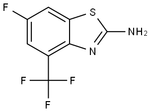 6-Fluoro-4-(trifluoromethyl)benzo[d]thiazol-2-amine Structure