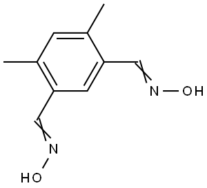 4,6-Dimethyl-1,3-benzenedicarboxaldehyde 1,3-dioxime Structure