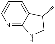 (S)-3-methyl-2,3-dihydro-1H-pyrrolo[2,3-b]pyridine Structure