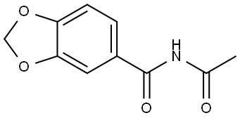 N-Acetyl-1,3-benzodioxole-5-carboxamide Structure