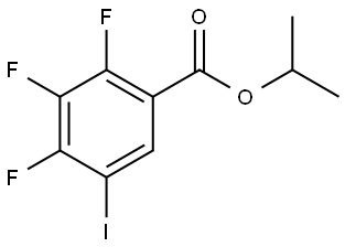 1-Methylethyl 2,3,4-trifluoro-5-iodobenzoate Structure