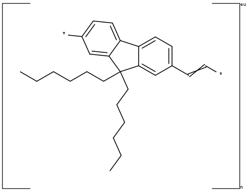 POLY(9,9-DI-N-HEXYLFLUORENYL-2,7-DIYL) Structure