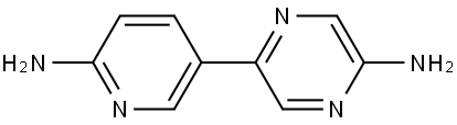 5-(6-aminopyridin-3-yl)pyrazin-2-amine Structure