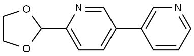 6-(1,3-dioxolan-2-yl)-3,3'-bipyridine Structure