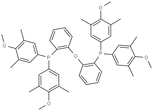 Phosphine, 1,1'-(oxydi-2,1-phenylene)bis[1,1-bis(4-methoxy-3,5-dimethylphenyl)- Structure