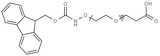 Fmoc-aminooxy-PEG12-acid Structure