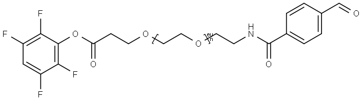 Ald-Ph-PEG12-TFP ester Structure