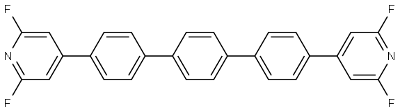 4,4'-bis(2,6-difluoropyridin-4-yl)-1,1':4',1”-terphenyl Structure