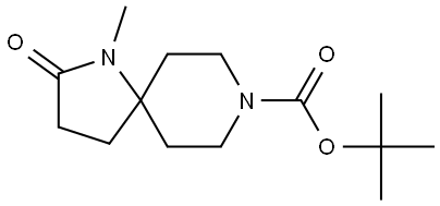 tert-butyl 1-methyl-2-oxo-1,8-diazaspiro[4.5]decane-8-carboxylate Structure