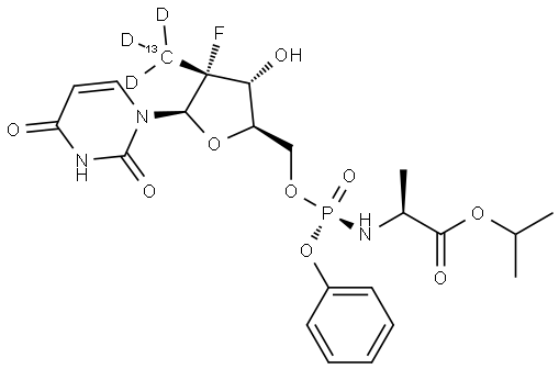 PSI-7977-13C-d3 Structure