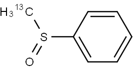 Methyl-13C phenyl sulfoxide Structure