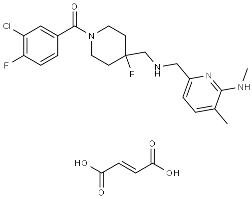 F13714 fumarate Structure