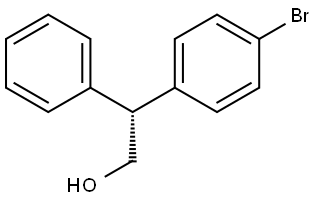 (R)-2-(4-bromophenyl)-2-phenylethan-1-ol Structure