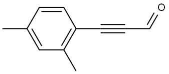 3-(2,4-Dimethylphenyl)-2-propynal Structure