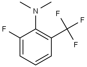 2-Fluoro-N,N-dimethyl-6-(trifluoromethyl)benzenamine Structure