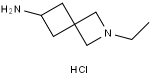 2-ethyl-2-azaspiro[3.3]heptane-6-amine hydrochloride Structure