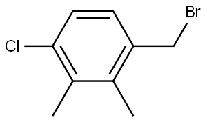 1-(Bromomethyl)-4-chloro-2,3-dimethylbenzene Structure