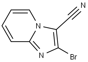 Imidazo[1,2-a]pyridine-3-carbonitrile, 2-bromo- Structure