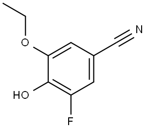 3-Ethoxy-5-fluoro-4-hydroxybenzonitrile 구조식 이미지