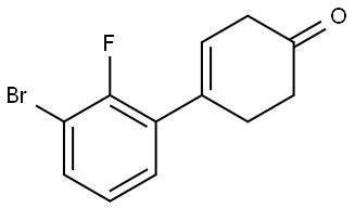 3'-bromo-2'-fluoro-5,6-dihydro-[1,1'-biphenyl]-4(3H)-one Structure