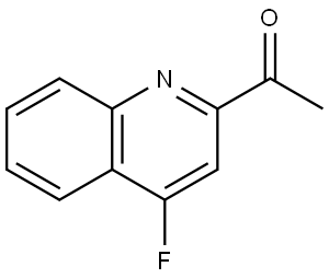 1-(4-fluoroquinolin-2-yl)ethan-1-one Structure