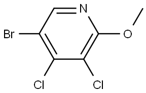 5-Bromo-3,4-dichloro-2-methoxypyridine Structure