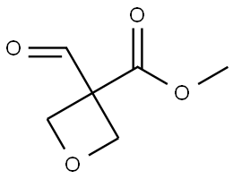 Methyl 3-formyloxetane-3-carboxylate Structure