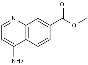 methyl 4-aminoquinoline-7-carboxylate Structure