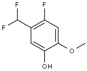 5-(difluoromethyl)-4-fluoro-2-methoxyphenol Structure